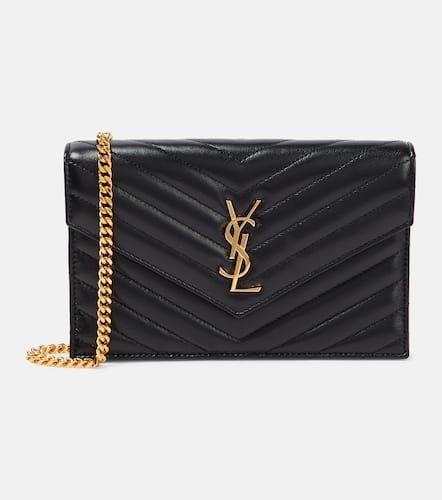 Cassandre Envelope leather wallet on chain - Saint Laurent - Modalova