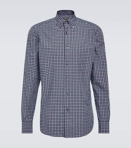 Zegna Checked cotton shirt - Zegna - Modalova