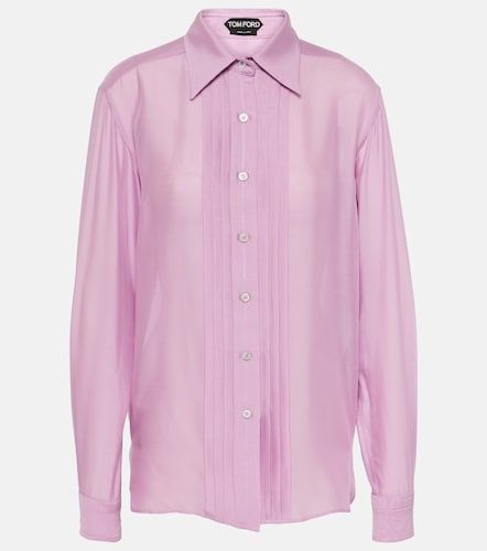 Tom Ford Camisa de batista de seda - Tom Ford - Modalova