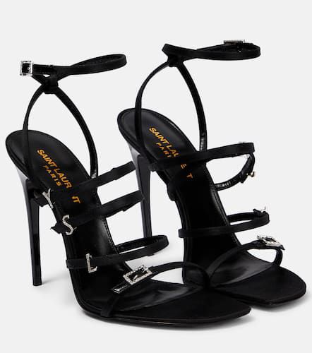 Jerry embellished satin sandals - Saint Laurent - Modalova