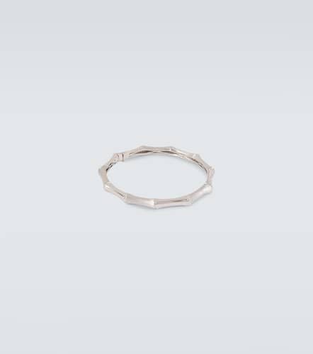 Bamboo 14kt white gold bangle with diamonds - Rainbow K - Modalova