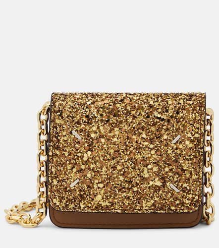 Micro glitter wallet on chain - Maison Margiela - Modalova