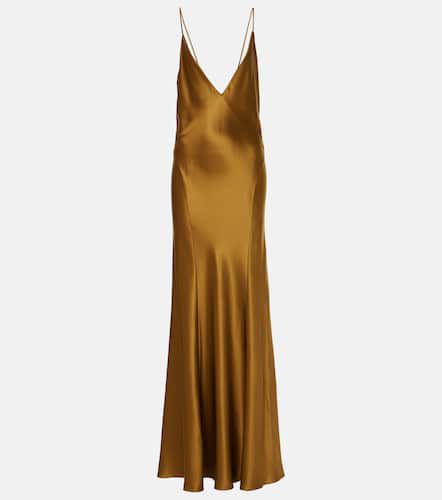 Saint Laurent Satin maxi dress - Saint Laurent - Modalova