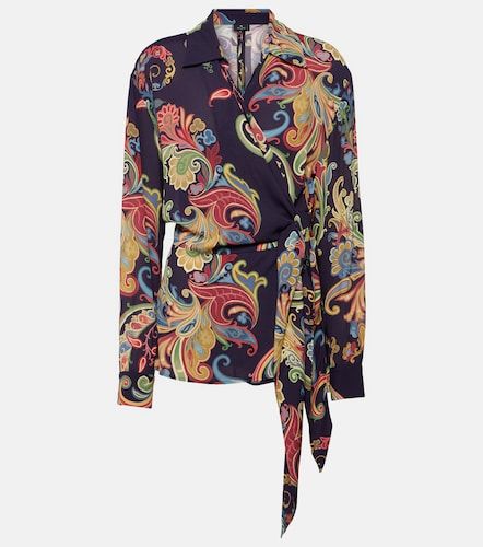 Etro Top envolvente estampado - Etro - Modalova