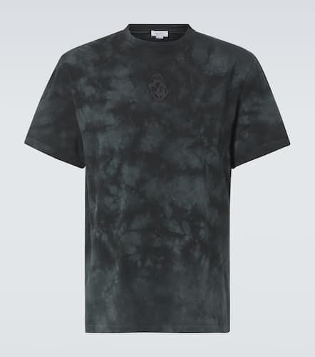 Skull tie-dye cotton jersey T-shirt - Alexander McQueen - Modalova