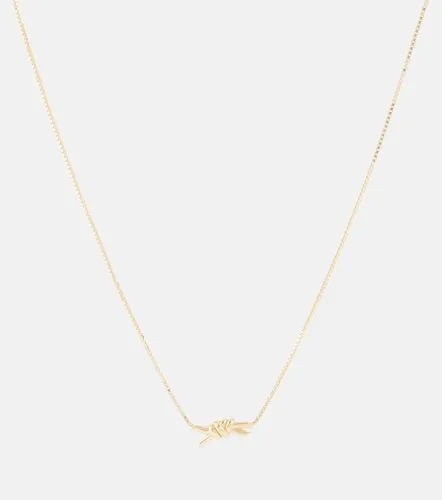 Knot 18kt -plated sterling silver necklace - Bottega Veneta - Modalova