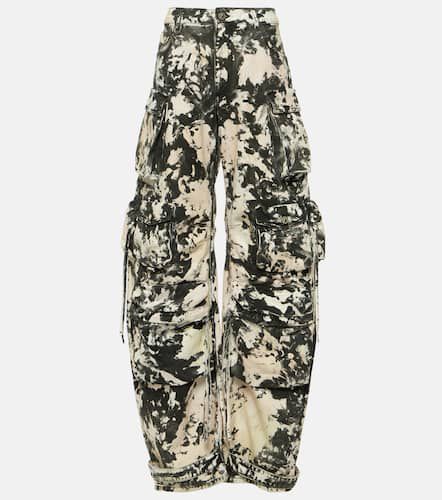 Fern printed mid-rise cargo jeans - The Attico - Modalova