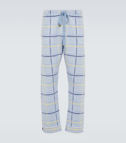 Rain tartan cashmere sweatpants - God's True Cashmere - Modalova