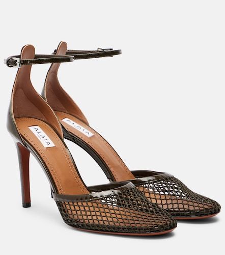 Alaïa Salones 90 de malla con charol - Alaia - Modalova
