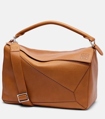 Puzzle Large leather top-handle bag - Loewe - Modalova