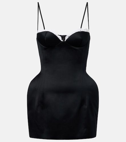 Vestido bustier de satén de algodón - Magda Butrym - Modalova