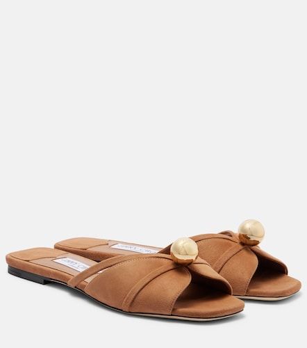 Jimmy Choo Sandali Siva in suede - Jimmy Choo - Modalova