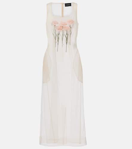 Abito midi in tulle con applicazioni - Simone Rocha - Modalova