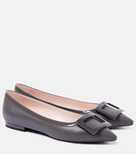 Gommettine leather ballet flats - Roger Vivier - Modalova