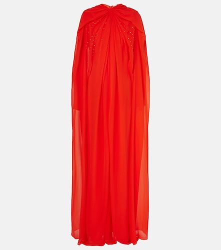Verziertes Cape-Abendkleid aus Seide - Givenchy - Modalova