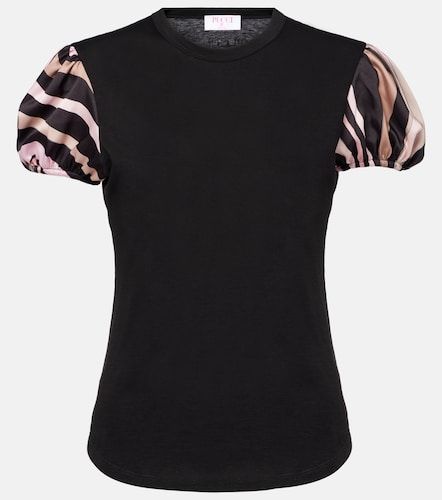 Pucci Top Iride in cotone con raso - Pucci - Modalova