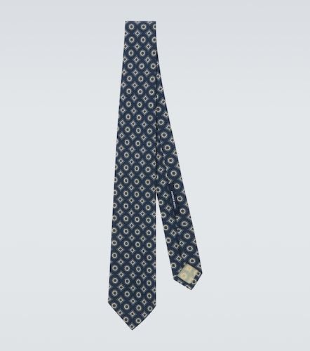 Corbata de seda estampada - Thom Sweeney - Modalova
