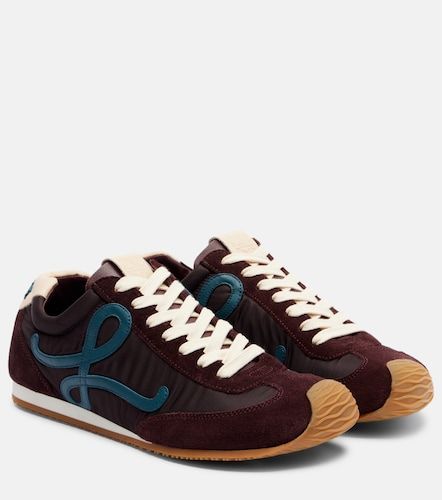 Ballet Runner 2.0 suede-trimmed sneakers - Loewe - Modalova