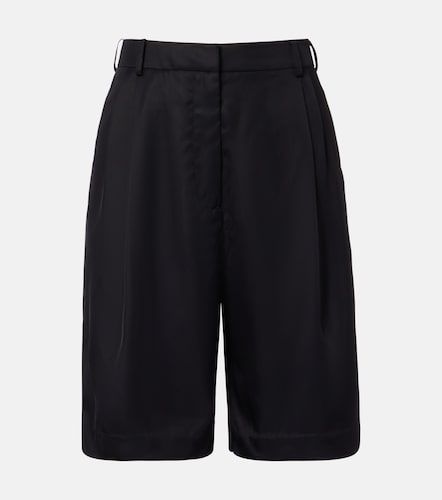 Bermudas Marfa de sarga plisada - The Frankie Shop - Modalova