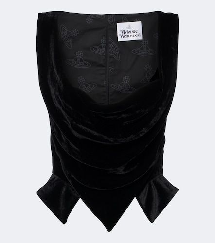 Top Sunday de terciopelo drapeado - Vivienne Westwood - Modalova