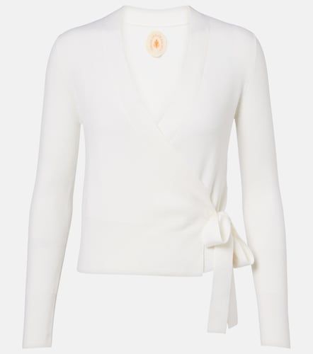 Virgin wool wrap cardigan - Jardin des Orangers - Modalova