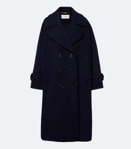 Double breasted wool-blend coat - Chloe - Modalova