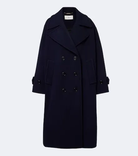 Double breasted wool-blend coat - Chloe - Modalova