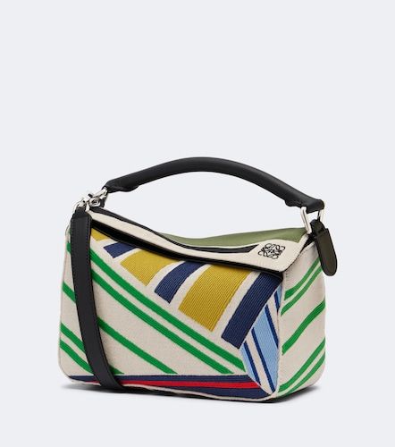 Puzzle Small striped top-handle bag - Loewe - Modalova