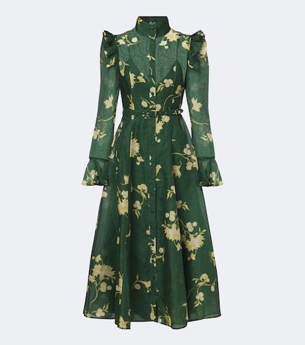 Midikleid Katrina aus einem Leinengemisch - Leo Lin - Modalova