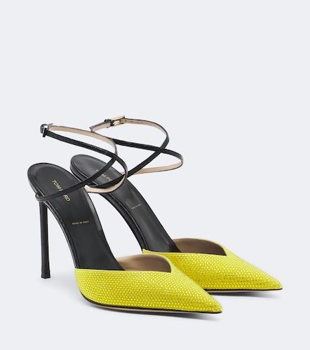 Selen embellished leather slingback pumps - Tom Ford - Modalova