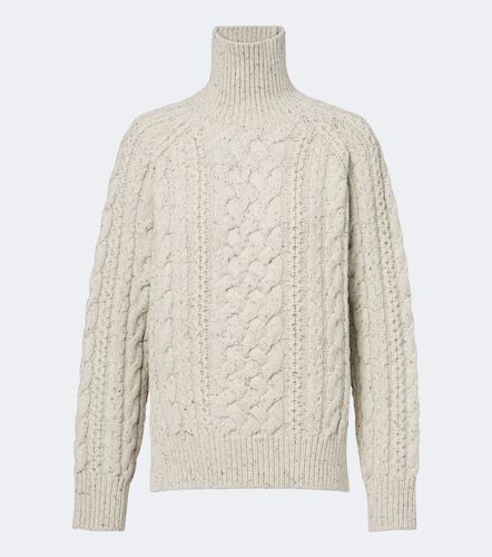 Pullover in lana a collo alto a trecce - Toteme - Modalova