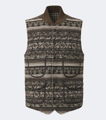 RRL Gilet reversibile in jacquard - RRL - Modalova