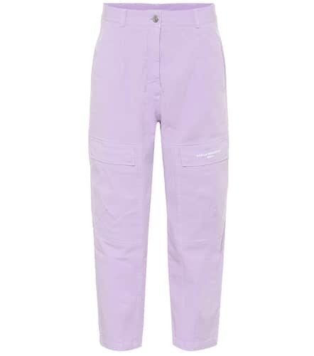 Stretch-cotton high-rise pants - Stella McCartney - Modalova