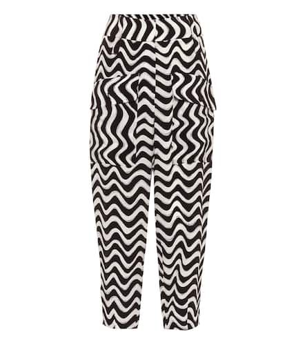 Printed silk culottes - Stella McCartney - Modalova