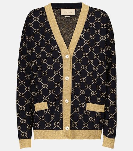 Gucci Cotton-blend lamÃ© cardigan - Gucci - Modalova