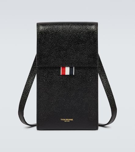 Thom Browne Leather phone pouch - Thom Browne - Modalova