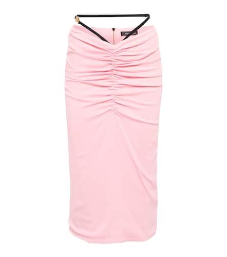 Versace Ruched midi skirt - Versace - Modalova