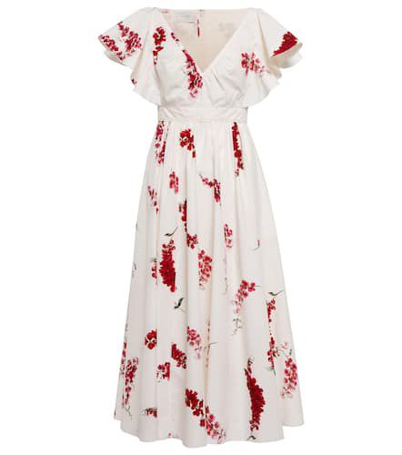 Floral cotton midi dress - Giambattista Valli - Modalova