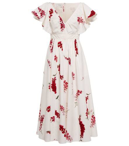 Vestido midi de algodón floral - Giambattista Valli - Modalova