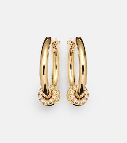 Pendientes Ara de oro de 18 ct con diamantes blancos - Spinelli Kilcollin - Modalova