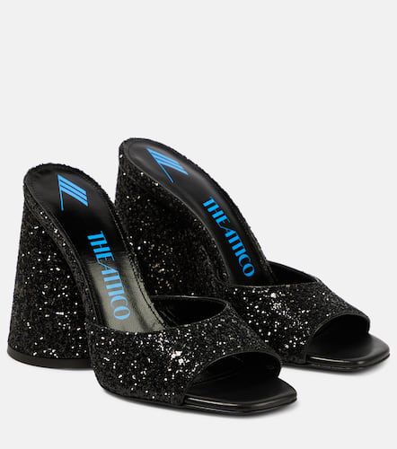 Luz embellished leather mules - The Attico - Modalova