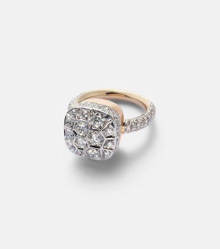 Anello Nudo Assoluto in rosa e bianco 18kt con diamanti - Pomellato - Modalova