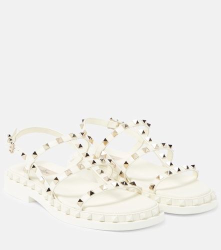 Rockstud leather sandals - Valentino Garavani - Modalova
