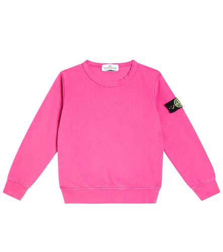 Compass cotton jersey sweatshirt - Stone Island Junior - Modalova