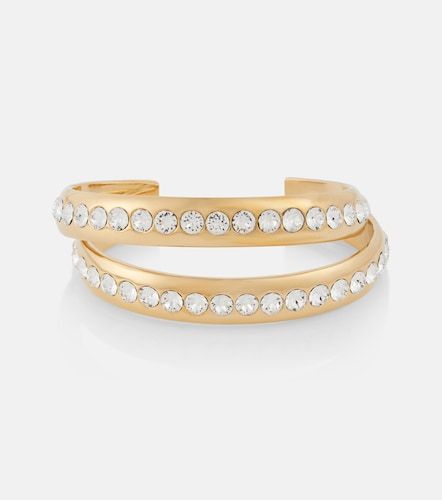 Bracciale rigido Jahleel con cristalli - Amina Muaddi - Modalova