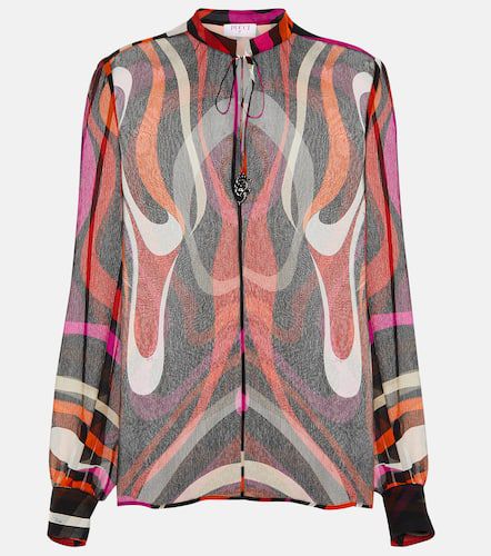 Pucci Marmo silk chiffon blouse - Pucci - Modalova