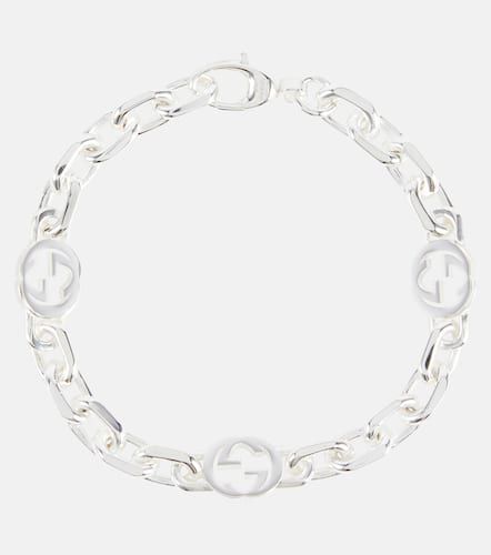 Interlocking G sterling bracelet - Gucci - Modalova