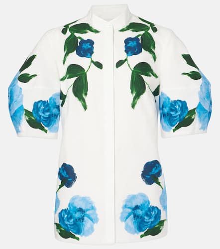 Blusa de algodón con mangas abullonadas - Erdem - Modalova