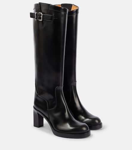 Polished leather knee-high boots - Tod's - Modalova