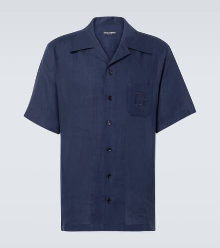 Dolce&Gabbana DG linen shirt - Dolce&Gabbana - Modalova